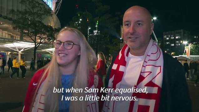 England fans jubilant in Sydney as Lionesses down Australia and climb to World Cup finals