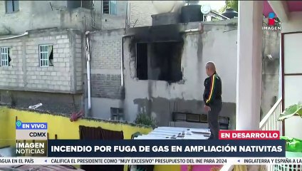Explosión por acumulación de gas en vivienda de la colonia Ampliación Nativitas, CDMX