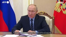 Putin esprime condoglianze per l'esplosione in stazione servizio Daghestan