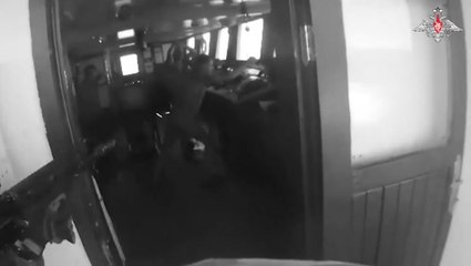 Russian navy officers point guns at crew after ordering cargo ship in Black Sea to halt