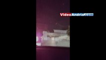 Incidente sulla Andria-Trani: camion con carico si schianta contro un'auto - video