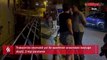 Trabzon'da otomobil yol ile apartman arasındaki boşluğa düştü