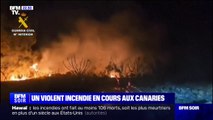 Espagne: un violent incendie en cours sur l'île de Tenerife aux Canaries