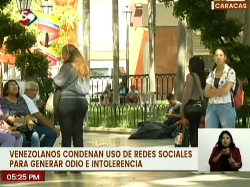 Caracas | Ciudadanos rechazan el uso de las redes sociales  para generar odio e intolerancia