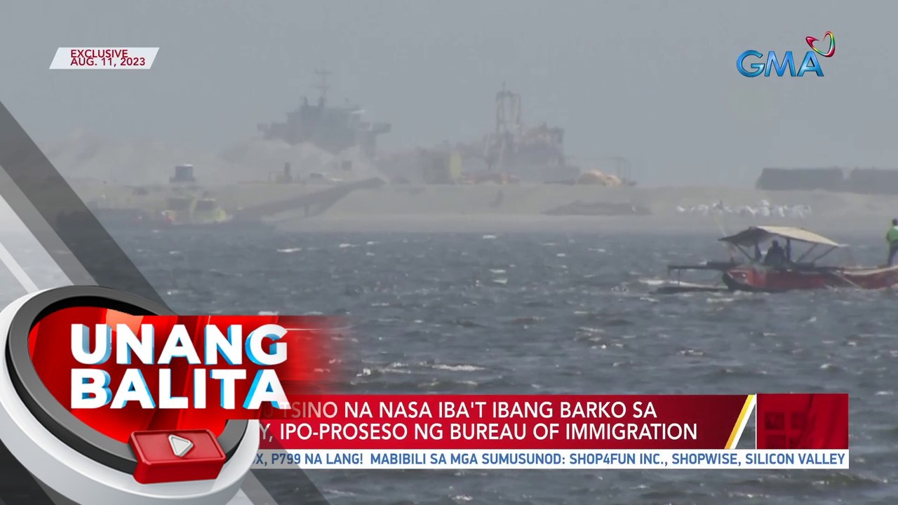 UB: Mahigit 400 Tsino na nasa iba't ibang barko sa Manila Bay, ipo-proseso ng Bureau of Immigration