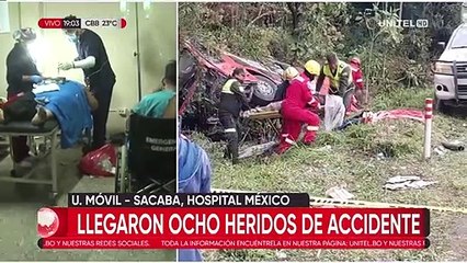 “El chofer no tenía frenos”, relata un herido en el accidente en la ruta Cochabamba-Santa Cruz