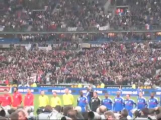 God Save The Queen Stade de France - France - Angleterre 2008