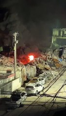 Se reactiva el fuego en zona cero de la explosión en San Cristóbal