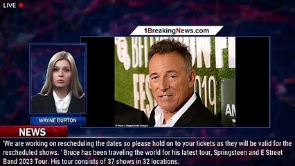 Download Video: Bruce Springsteen, 73, POSTPONES Philadelphia concerts just hours before