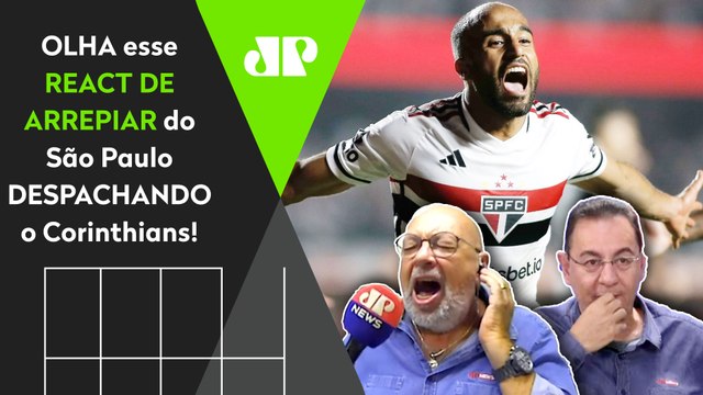 EU TÔ EMOCIONADO! É O SÃO PAULO! OLHA as REAÇÕES de Nilson Cesar e Flavio Prado contra Corinthians