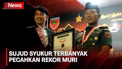 Pecahkan Rekor MURI, Sujud Syukur Kemerdekaan dengan 64 Ribu Peserta di Makassar