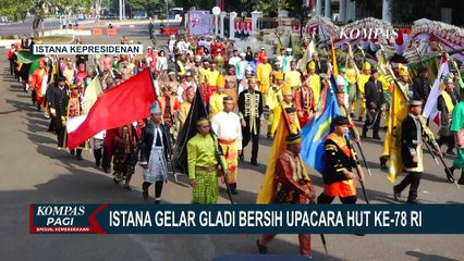 Download Video: Begini Situasi di Monas, Warga Antuasias Nantikan Kirab Bendera Pusaka Merah Putih!