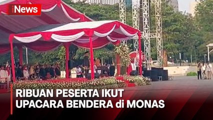 Beginilah Suasana Upacara HUT ke-78 Kemerdekaan RI di Monas Pagi Ini