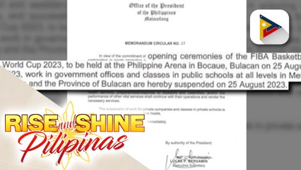 August 25, idineklarang holiday sa Metro Manila at Bulacan