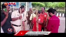 TTD To Distribute Wooden Sticks To Devotees For Safety From Wild Animals | V6 Teenmaar