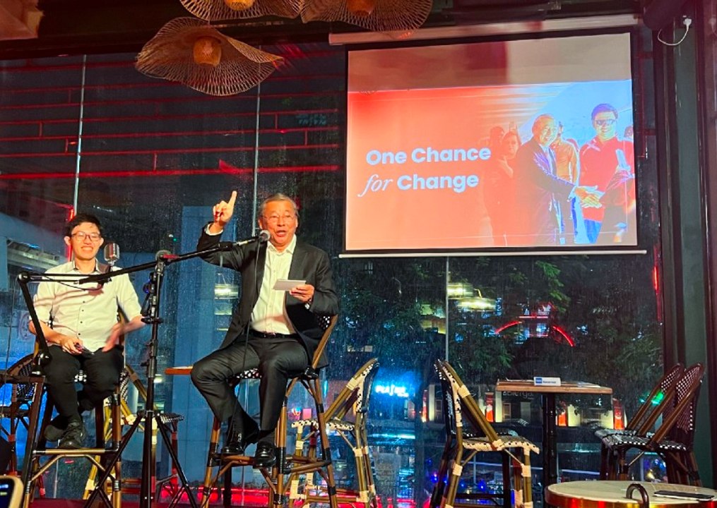 PE2023: George Goh unveils slogan 'One chance for change'
