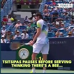 Tsitsipas vive un MOMENTO BIZARRO en su duelo contra Ben Shelton