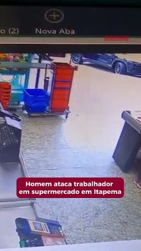 Duas pessoas são atacadas a golpes de faca