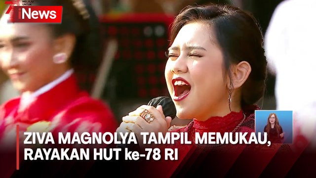 Ziva Magnolya Tampil Memukau di Pembukaan Upacara HUT ke-78 RI