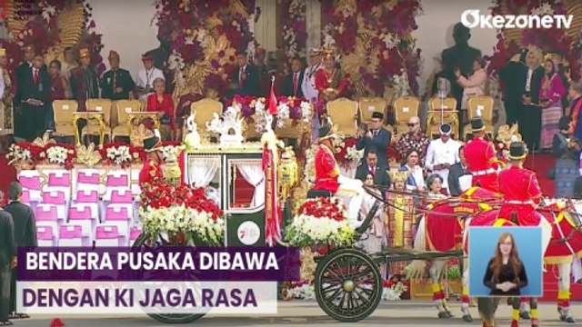 Kirab Budaya HUT ke-78 RI, Bendera Pusaka Dibawa dengan Ki Jaga Rasa ke Istana