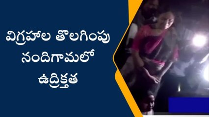 ఎన్టీఆర్ జిల్లా: అర్ధరాత్రి రోడ్డుపై బైఠాయించి నిరసన తెలిపిన మాజీ ఎమ్మెల్యే