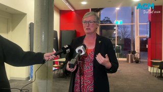 Mayor Amanda Findley discusses the Nowra Riverfont Activation