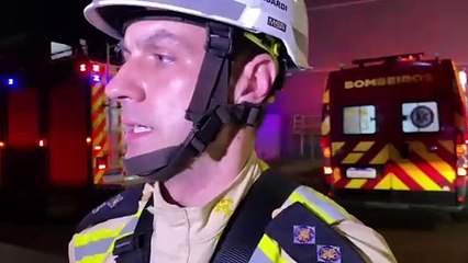 Bombeiros, Siate, PM e Samu atendem homem em surto na Vila Tolentino