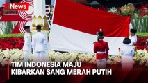 Momen Tim Indonesia Maju Kibarkan Sang Merah Putih di HUT ke-78 RI