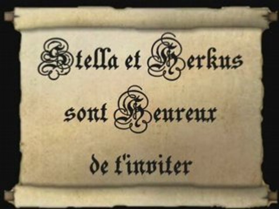 Mariage de Stella et Herkus