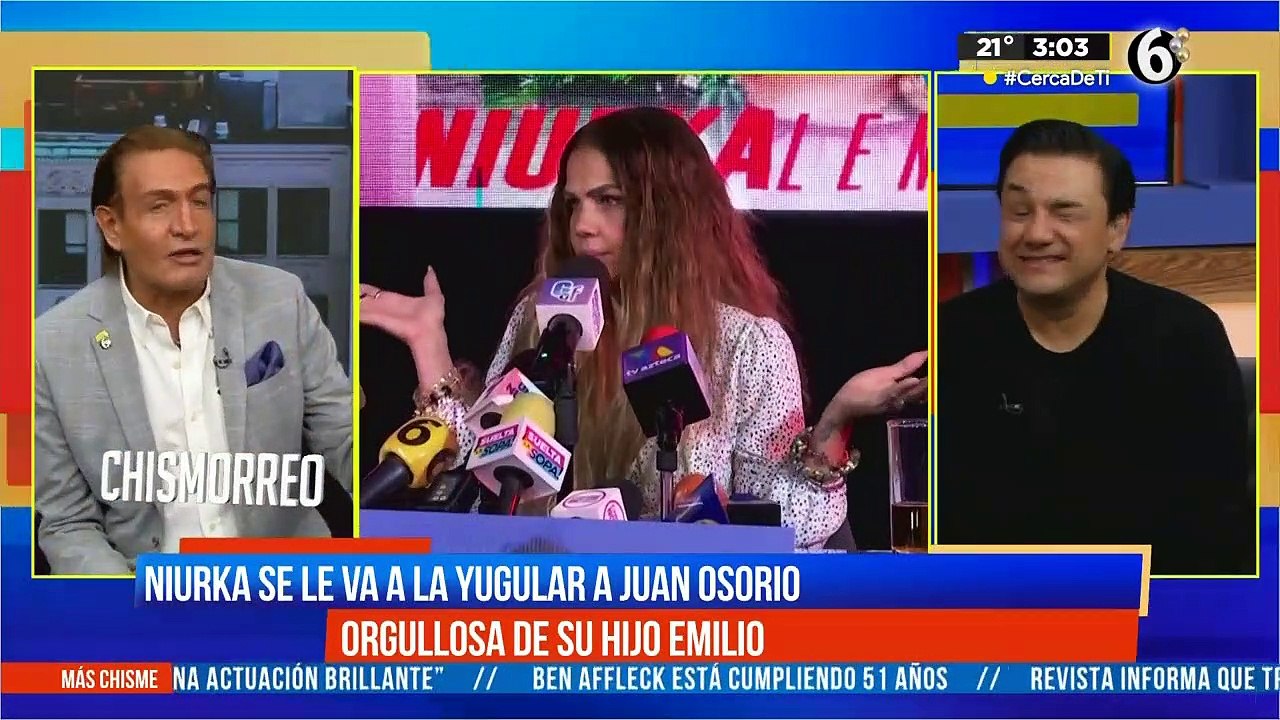 Niurka en contra del premio que recibió Emilio Osorio
