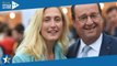 Julie Gayet affiche un blond très intense au bras de François Hollande, le couple souriant et lumine