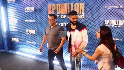 Salman Khan At The Premiere Of "AP Dhillon: First Of A Kind" Series