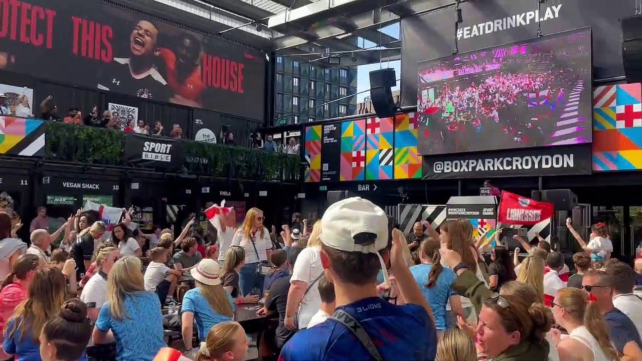 England fans all over the country roar with pride as Lionesses reach first ever World Cup final