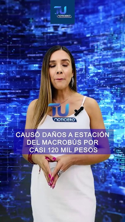 Un hombre fue detenido por causar daño a las instalaciones del Macrobús con una piedra, fue detenido y ahora pagará por los daños causados a la estación Mirador  #TuNotiReel