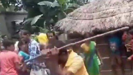 पश्चिमी चंपारण: मामूली विवाद में लाठी डंडा से जमकर पीटने का वीडियो वायरल