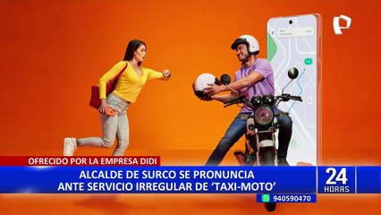 Surco: municipio realiza operativos para erradicar servicio de taxi en moto
