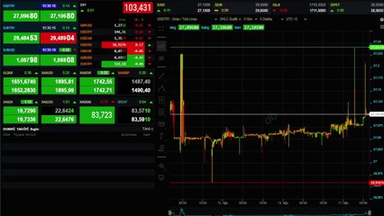 Güne yükselişle başlayan dolar 27,10'dan işlem görüyor