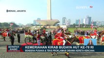 Kemeriahan Kirab Budaya HUT ke-78 RI, Duplikat Bendera Pusaka Dibawa Kereta Kencana Ki Jagarasa!