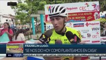 Ciclistas protagonizaron la primera etapa de la Vuelta a la Azulita