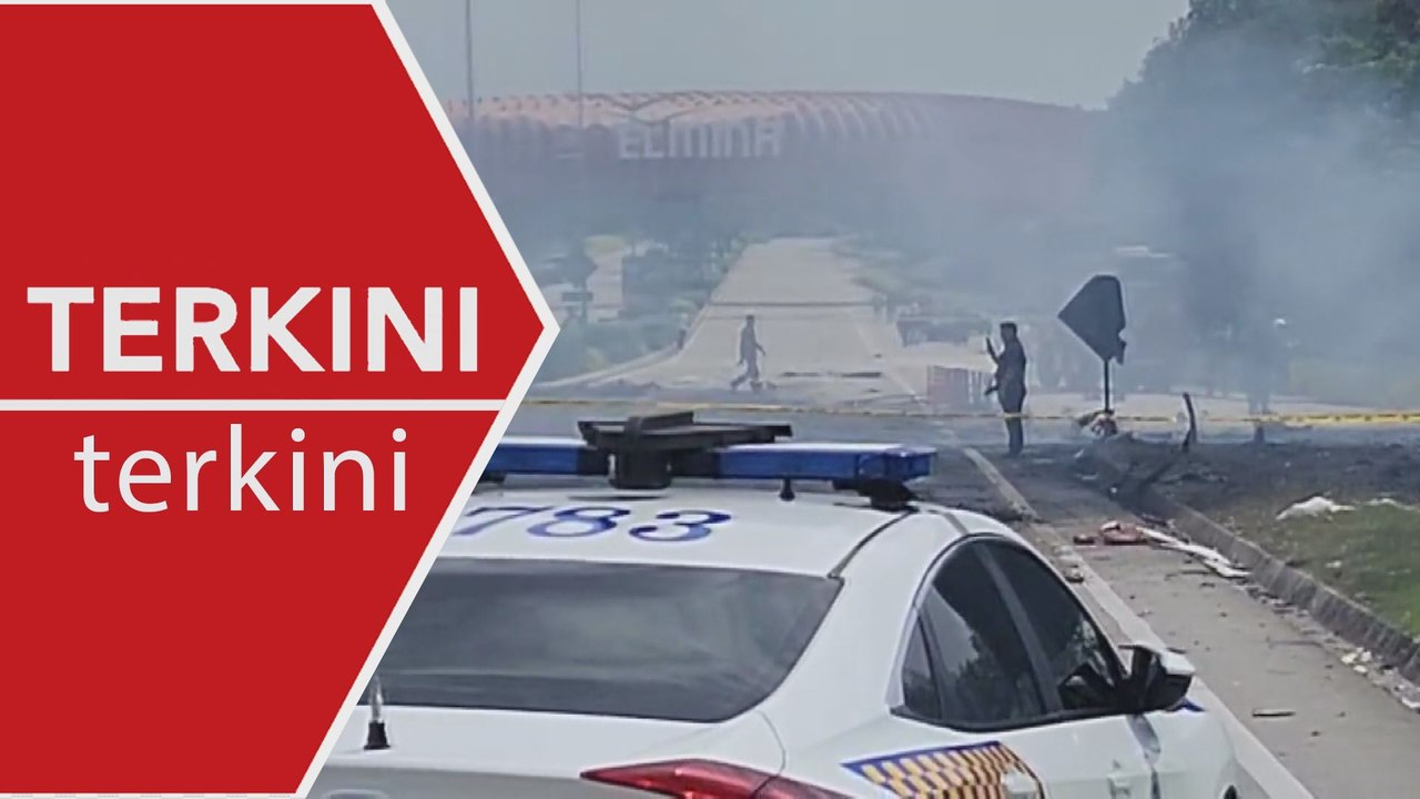 [TERKINI] Pesawat terhempas di Elmina, Shah Alam