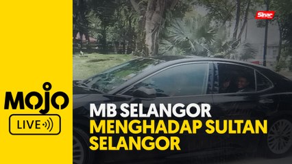 Amirudin dilihat ke istana untuk menghadap Sultan Selangor