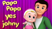 Papa Papa Yes Johny, Johny Johny Yes Papa Nursery Rhymes By Kids Tv