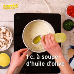 Toasts de polenta aux champignons