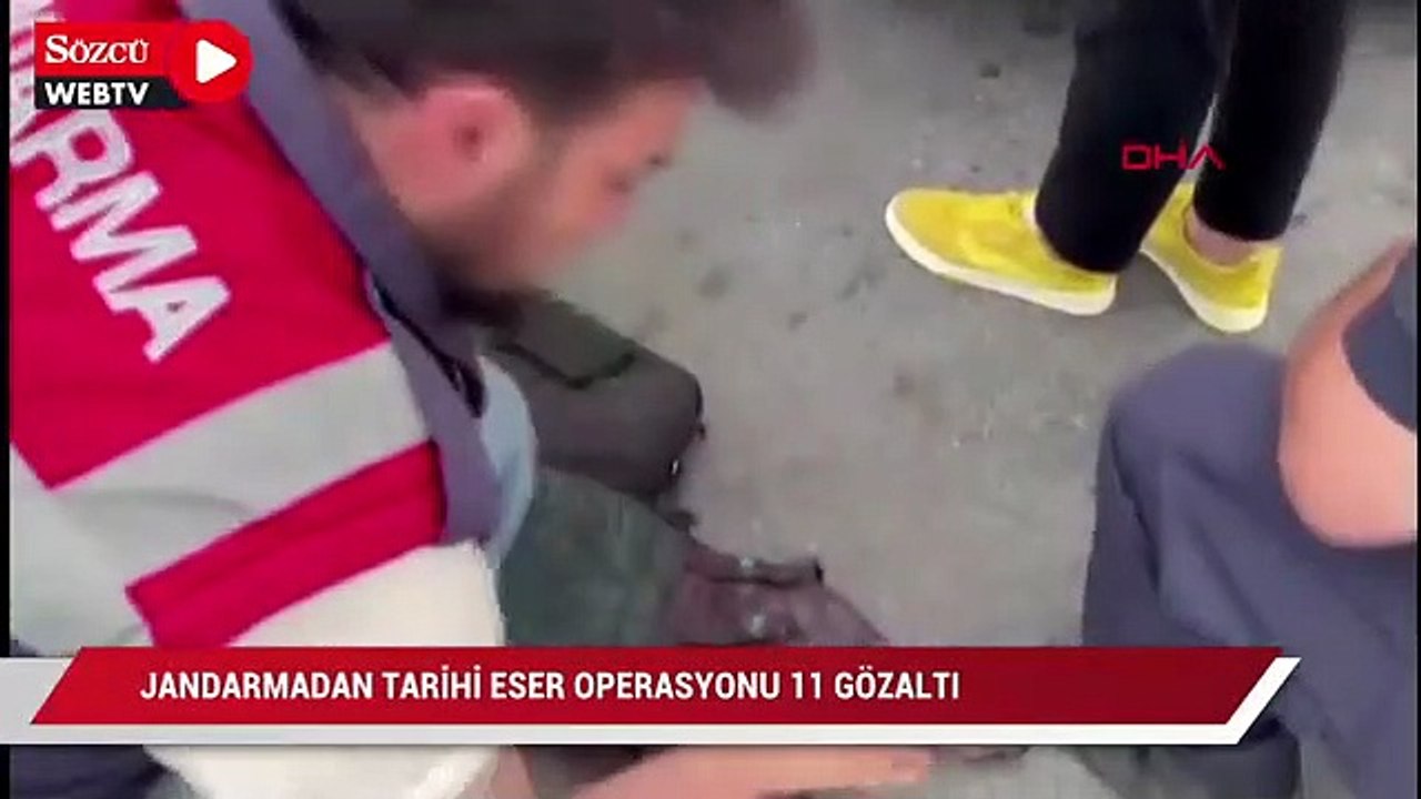 Jandarmadan tarihi eser operasyonu