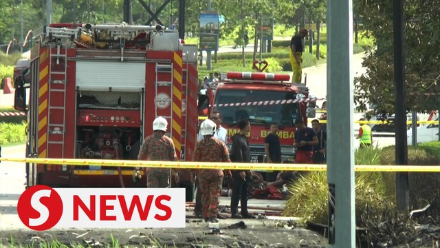 Plane crashes near Selangor’s Elmina township, several feared dead