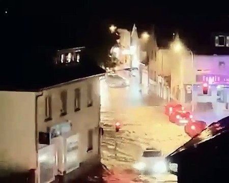 Fortes chuvas inundaram Frankfurt durante a noite. Eis as imagens