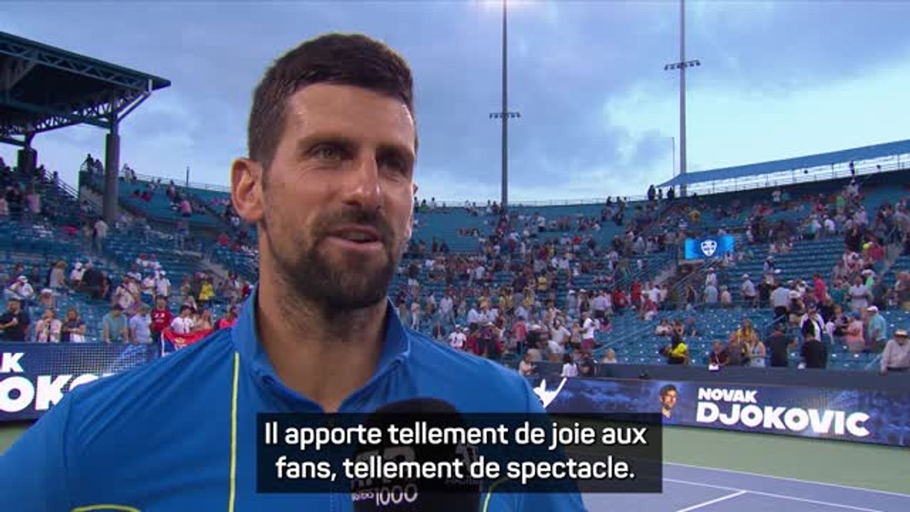 Cincinnati - Djokovic : "Monfils ? L'un des joueurs les plus charismatiques des deux dernières décennies"