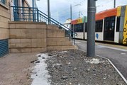Edinburgh Headlines 17 August: Edinburgh tram works on Tram to Newhaven line leave Leith residents fuming after property frontage removed