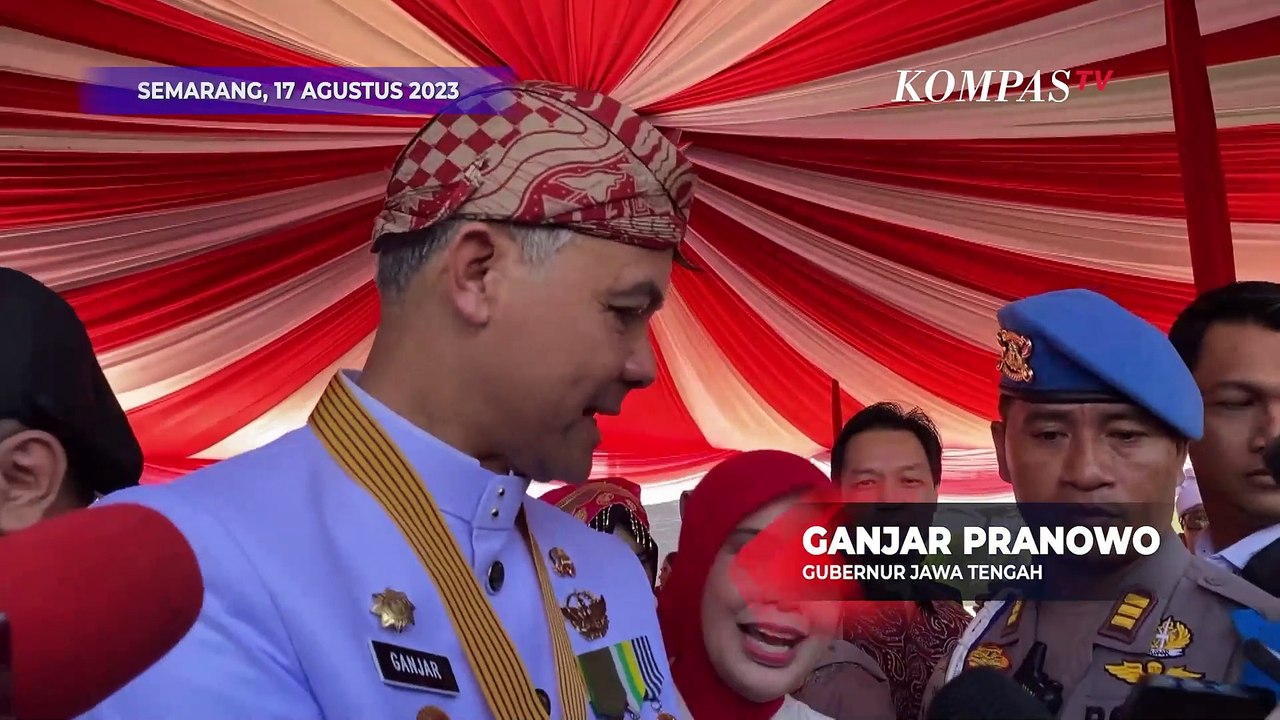 Upacara HUT RI Terakhir Sebagai Gubernur, Ganjar Pranowo Sampaikan Hal Ini..