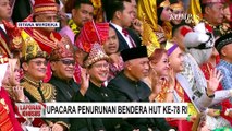 Upacara Penurunan Bendera Merah Putih HUT ke-78 RI di Istana Merdeka Dimulai